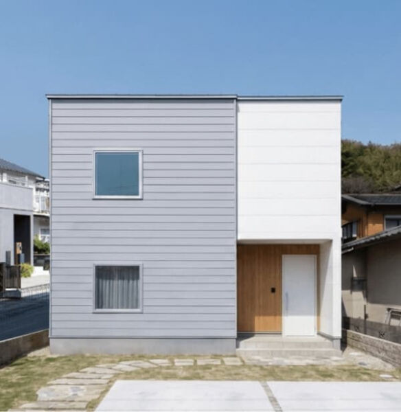 四角形の屋根の外観