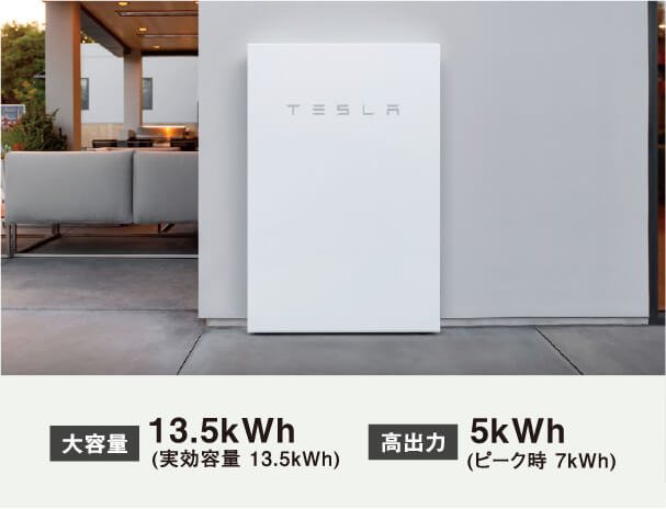 蓄電池　TESLA／Powerwall