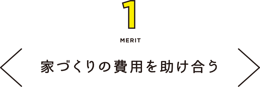 MERIT1 土地・建物の費用の助け合い